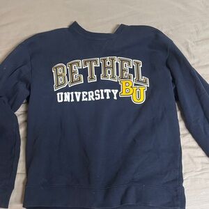 Bethel University Navy Blue Sweater